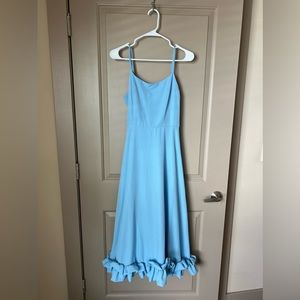Bustier Dress in Midi Length with Assembly - Size Small